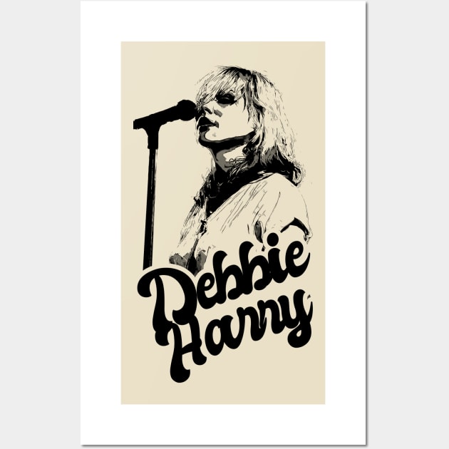 Debbie Harry 80s style classic Wall Art by Hand And Finger